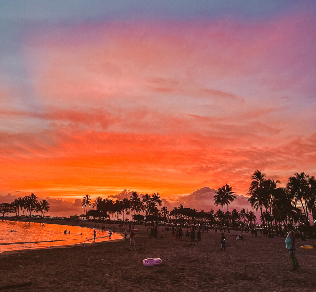 Hawaii sunset